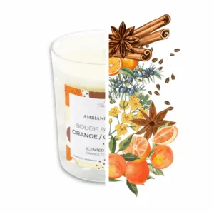 Bougie - Parfum Orange-Cannelle
