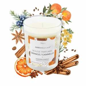 Bougie - Parfum Orange-Cannelle