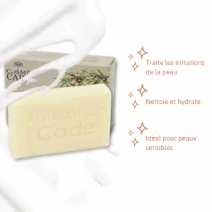 Savon naturel à l'huile essentielle de bois de cade biologique